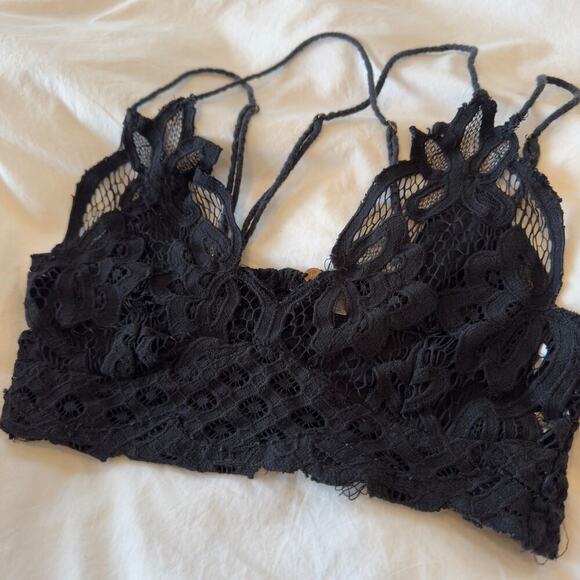 Intimately FP Adella Longline Bralette Black Size S - Picture 2 of 6